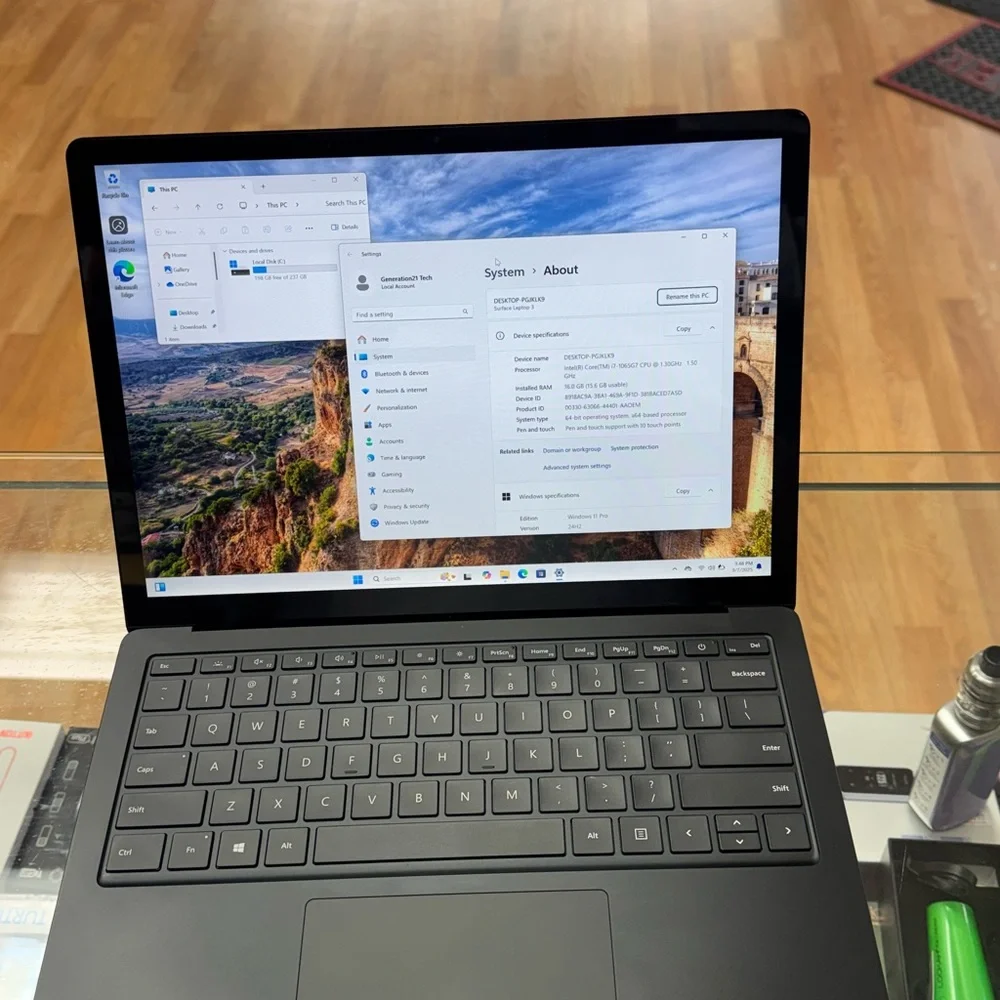 Microsoft Surface Laptop 13.5inch 3 i7/256gb/16gb ram